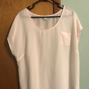 Thin Peach tunic with matching camisole